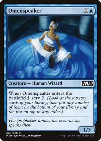 Omenspeaker [Core Set 2019] | Arkham Games and Comics