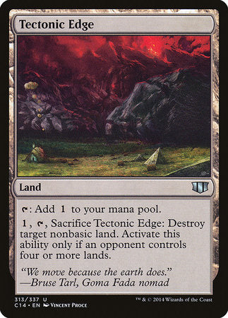 Tectonic Edge [Commander 2014] | Arkham Games and Comics