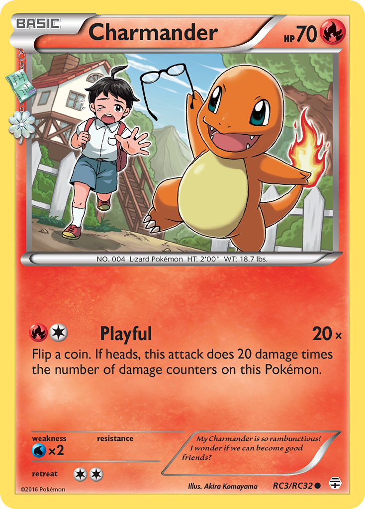 Charmander (RC3/RC32) [XY: Generations] | Arkham Games and Comics