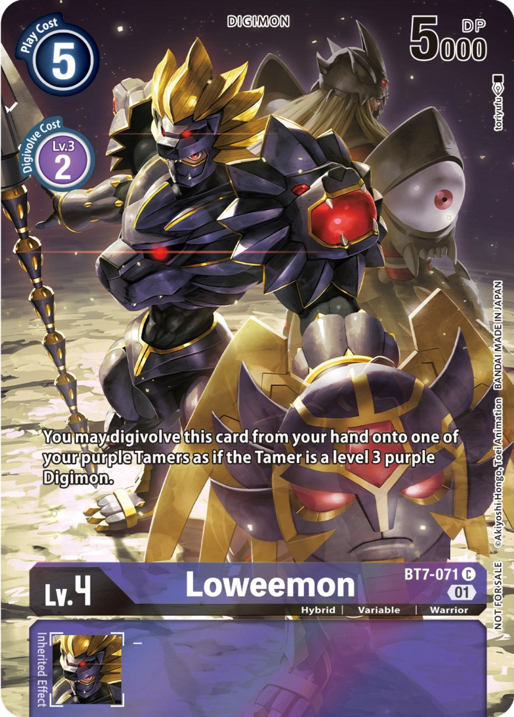 Loweemon [BT7-071] (2nd Anniversary Frontier Card) [Next Adventure Promos] | Arkham Games and Comics