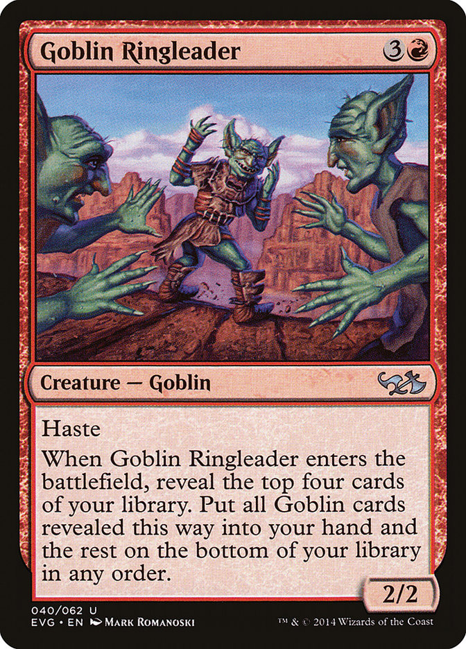 Goblin Ringleader (Elves vs. Goblins) [Duel Decks Anthology] | Arkham Games and Comics