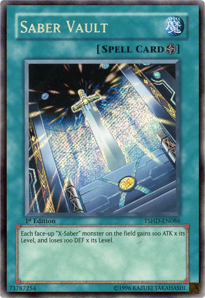 Saber Vault [TSHD-EN086] Secret Rare | Arkham Games and Comics