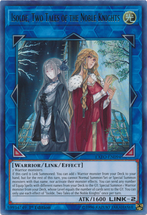 Isolde, Two Tales of the Noble Knights [EXFO-EN094] Ultra Rare | Arkham Games and Comics