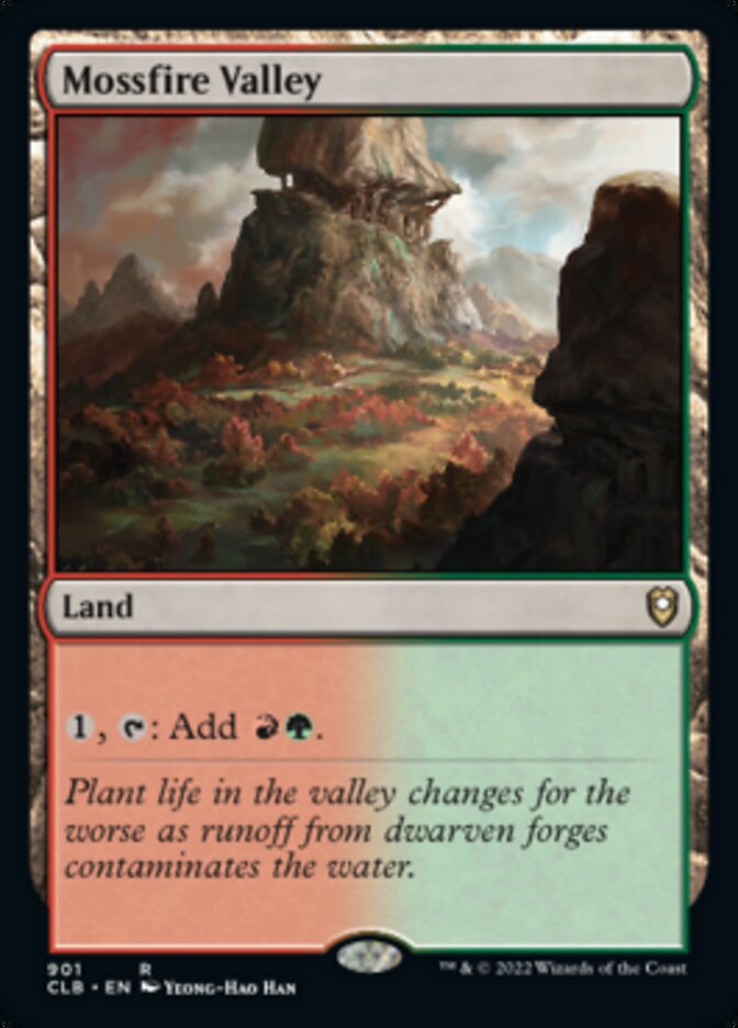 Mossfire Valley [Commander Legends: Battle for Baldur's Gate] | Arkham Games and Comics
