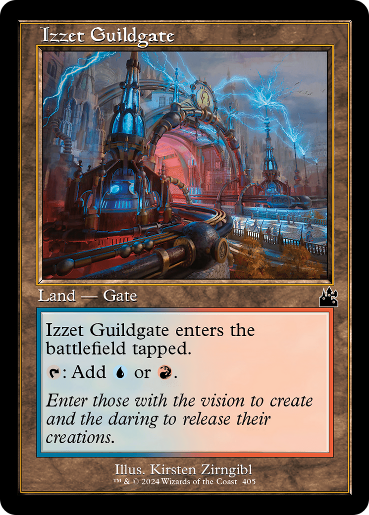 Izzet Guildgate (Retro Frame) [Ravnica Remastered] | Arkham Games and Comics