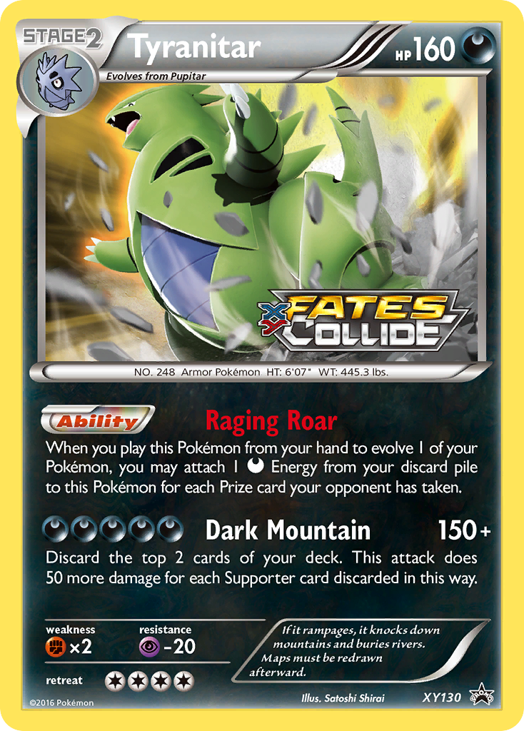 Tyranitar (XY130) [XY: Black Star Promos] | Arkham Games and Comics