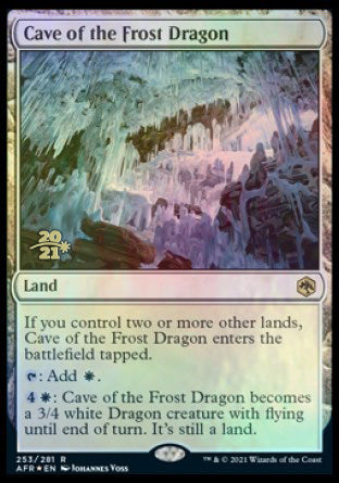 Cave of the Frost Dragon [Dungeons & Dragons: Adventures in the Forgotten Realms Prerelease Promos] | Arkham Games and Comics