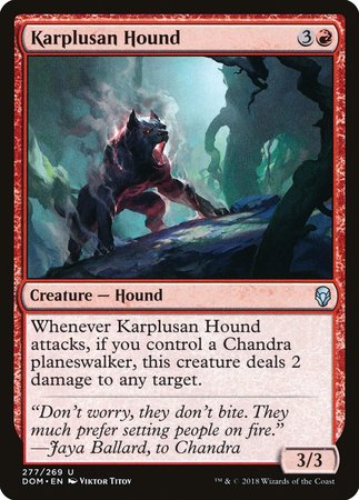 Karplusan Hound [Dominaria] | Arkham Games and Comics