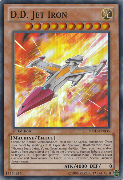 D.D. Jet Iron [HA07-EN035] Super Rare | Arkham Games and Comics