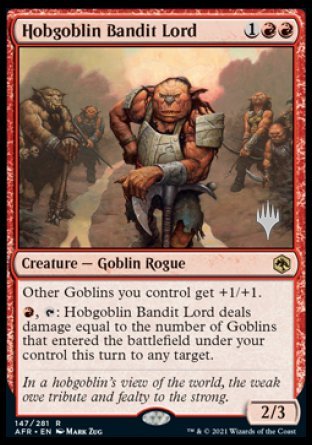 Hobgoblin Bandit Lord (Promo Pack) [Dungeons & Dragons: Adventures in the Forgotten Realms Promos] | Arkham Games and Comics