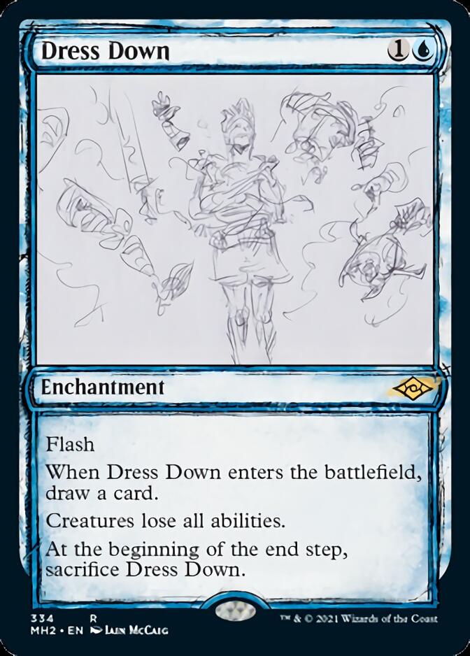 Dress Down (Sketch) [Modern Horizons 2] | Arkham Games and Comics