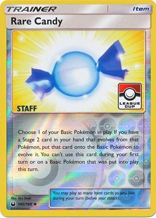 Rare Candy (142/168) (League Promo Staff) [Sun & Moon: Celestial Storm] | Arkham Games and Comics