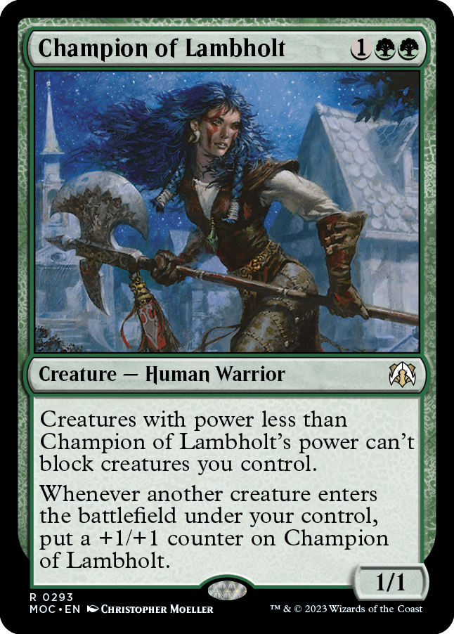 Champion of Lambholt [March of the Machine Commander] | Arkham Games and Comics