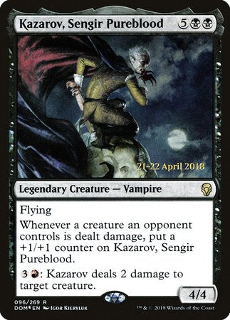 Kazarov, Sengir Pureblood [Dominaria Promos] | Arkham Games and Comics