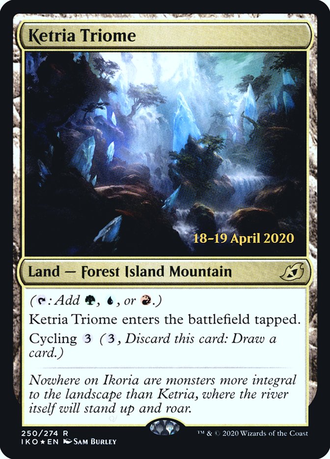 Ketria Triome  [Ikoria: Lair of Behemoths Prerelease Promos] | Arkham Games and Comics