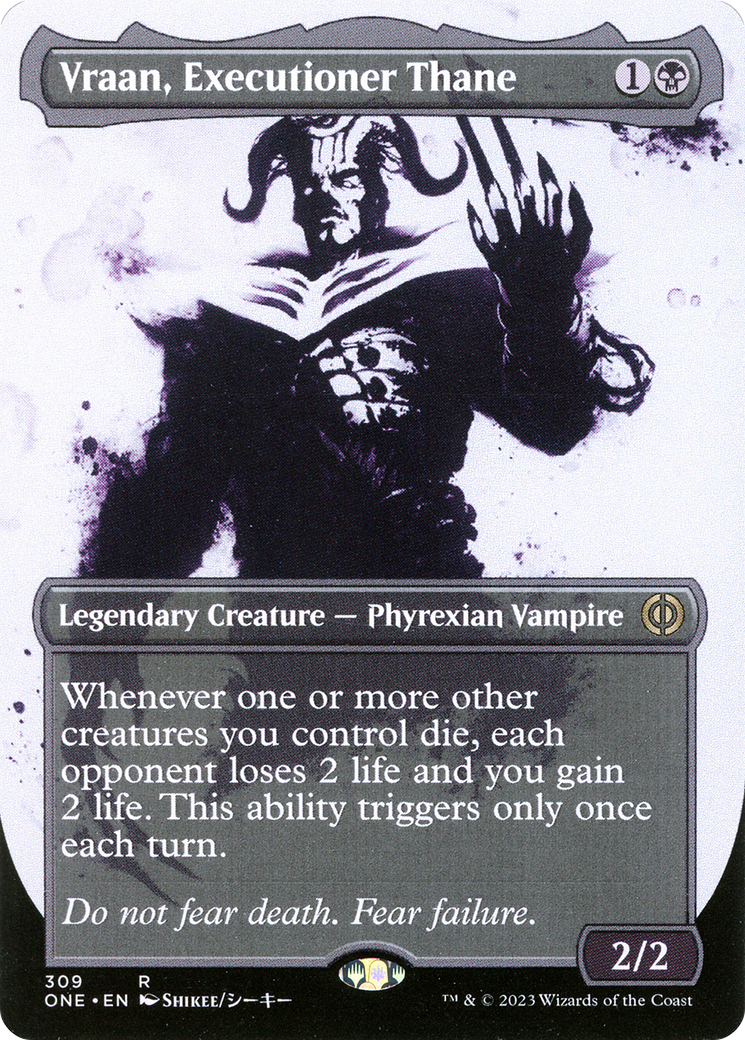 Vraan, Executioner Thane (Borderless Ichor) [Phyrexia: All Will Be One] | Arkham Games and Comics