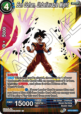 Son Gohan, Unbelievable Might (Common) [BT13-038] | Arkham Games and Comics