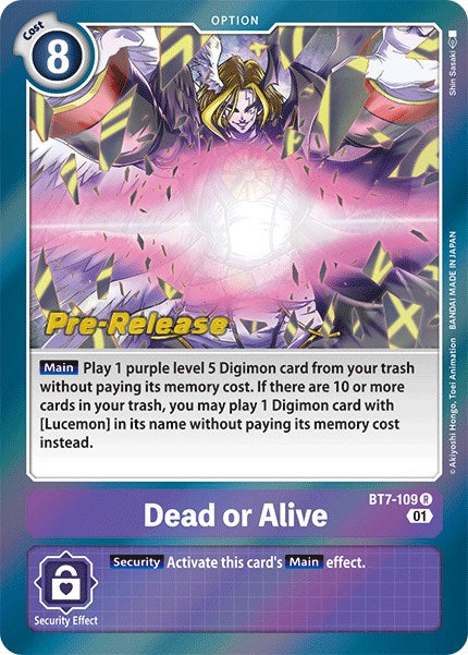 Dead or Alive [BT7-109] [Next Adventure Pre-Release Cards] | Arkham Games and Comics