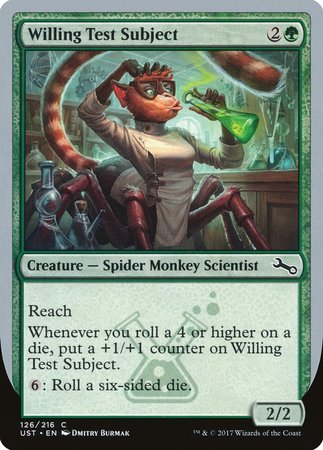 Willing Test Subject [Unstable] | Arkham Games and Comics