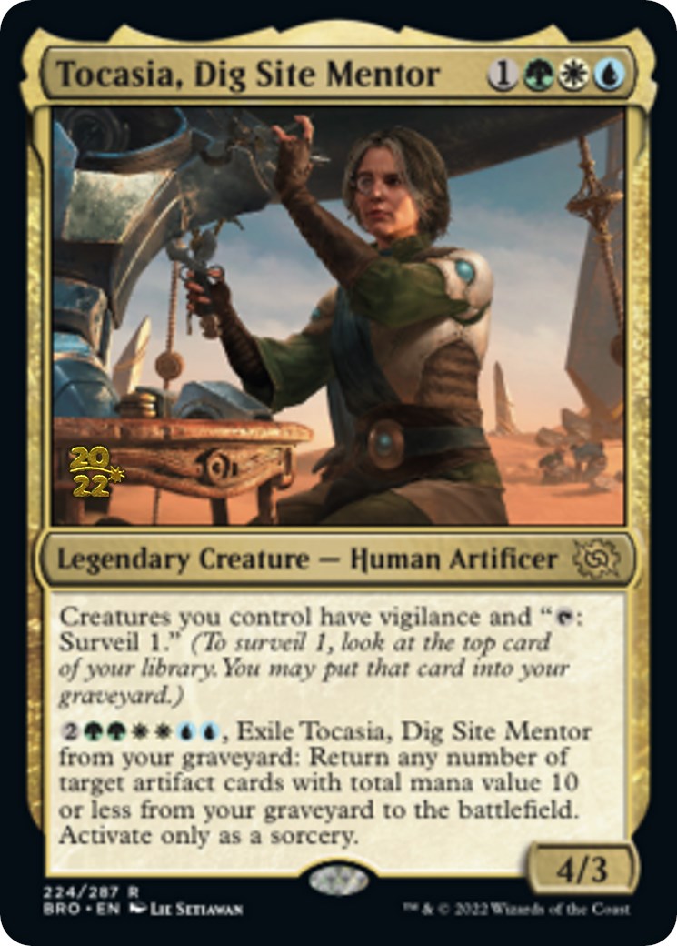 Tocasia, Dig Site Mentor [The Brothers' War: Prerelease Promos] | Arkham Games and Comics