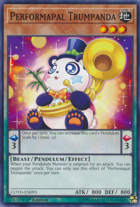 Performapal Trumpanda [COTD-EN095] Common | Arkham Games and Comics