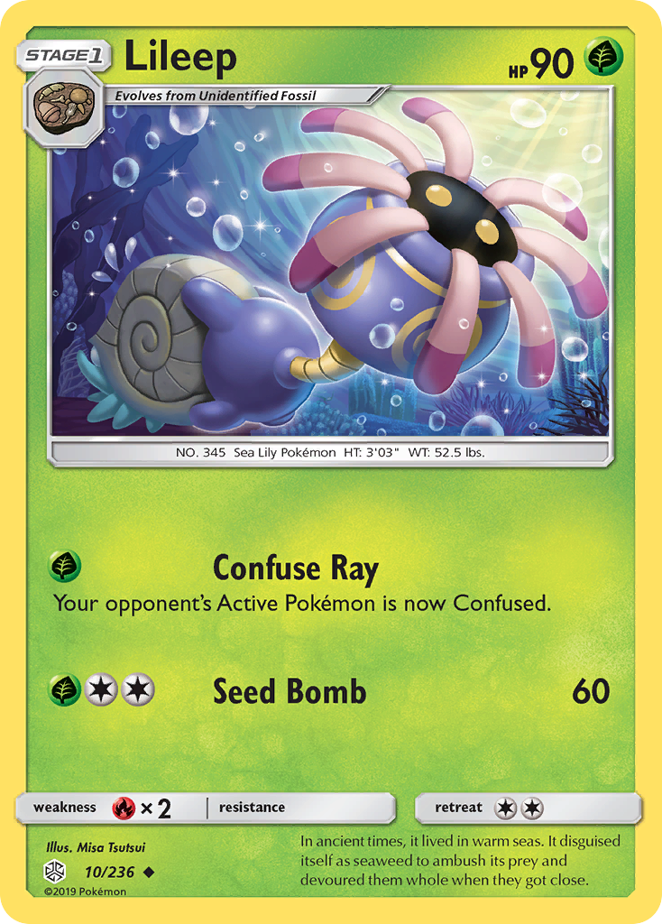 Lileep (10/236) [Sun & Moon: Cosmic Eclipse] | Arkham Games and Comics