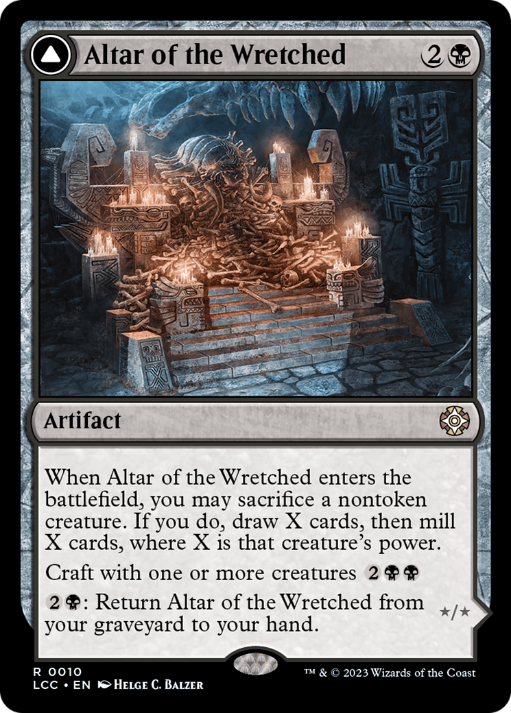 Altar of the Wretched // Wretched Bonemass [The Lost Caverns of Ixalan Commander] | Arkham Games and Comics