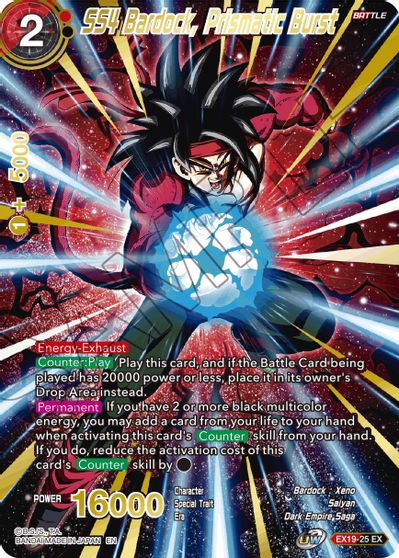 SS4 Bardock, Prismatic Burst (EX19-25) [Special Anniversary Set 2021] | Arkham Games and Comics