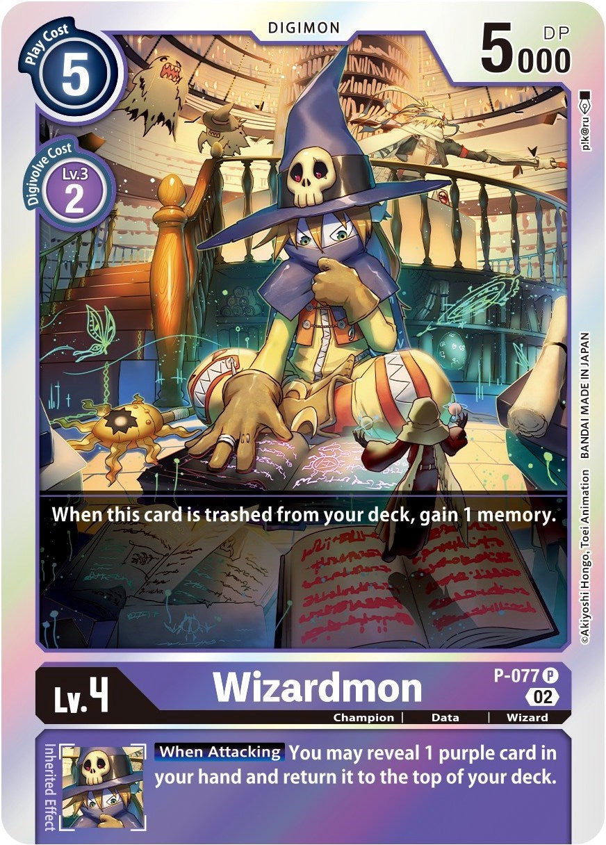 Wizardmon [P-077] (Alternate Art) [Starter Deck: Beelzemon Advanced Deck Set] | Arkham Games and Comics