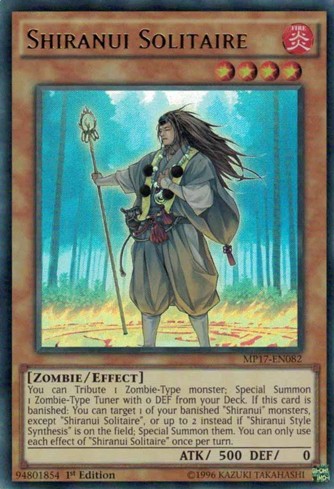 Shiranui Solitaire [MP17-EN082] Ultra Rare | Arkham Games and Comics