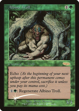 Albino Troll [Friday Night Magic 2002] | Arkham Games and Comics