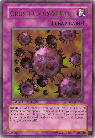 Crush Card Virus [SJCS-EN004] Ultra Rare | Arkham Games and Comics