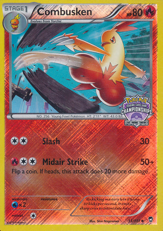 Combusken (13/111) (Championship Promo) [XY: Furious Fists] | Arkham Games and Comics