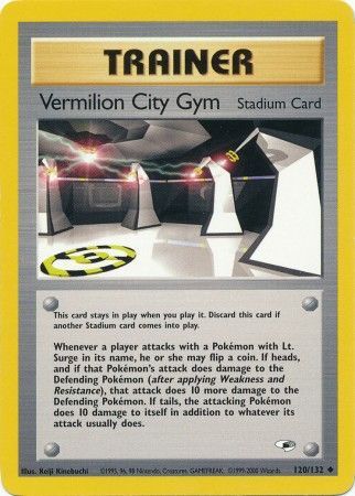 Vermilion City Gym (120/132) [Gym Heroes Unlimited] | Arkham Games and Comics