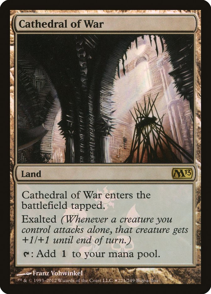 Cathedral of War (Buy-A-Box) [Magic 2013 Promos] | Arkham Games and Comics