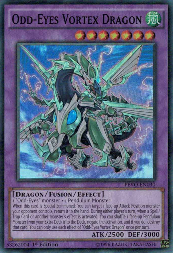 Odd-Eyes Vortex Dragon [PEVO-EN030] Super Rare | Arkham Games and Comics