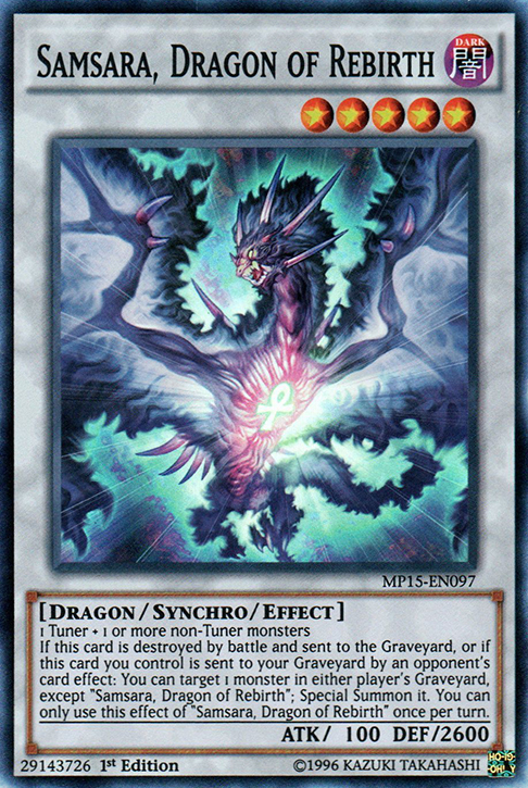 Samsara, Dragon of Rebirth [MP15-EN097] Super Rare | Arkham Games and Comics