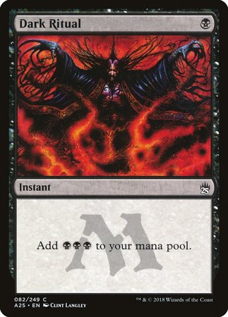 Dark Ritual [Masters 25] | Arkham Games and Comics
