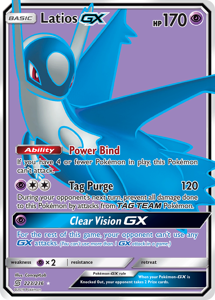 Latios GX (223/236) [Sun & Moon: Unified Minds] | Arkham Games and Comics