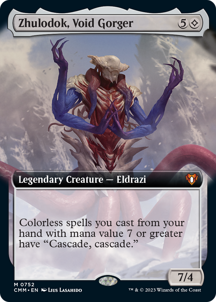 Zhulodok, Void Gorger (Extended Art) [Commander Masters] | Arkham Games and Comics