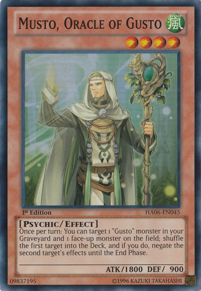 Musto, Oracle of Gusto [HA06-EN045] Super Rare | Arkham Games and Comics