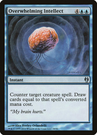 Overwhelming Intellect [Duel Decks: Izzet vs. Golgari] | Arkham Games and Comics