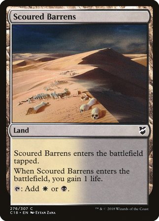 Scoured Barrens [Commander 2018] | Arkham Games and Comics