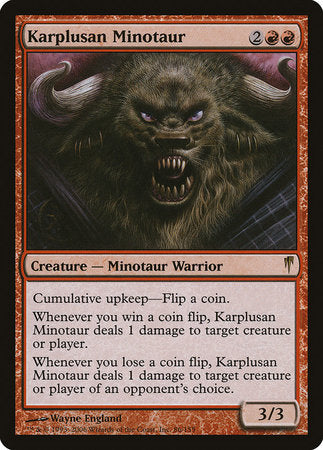 Karplusan Minotaur [Coldsnap] | Arkham Games and Comics