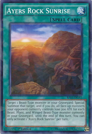 Ayers Rock Sunrise [BP03-EN183] Shatterfoil Rare | Arkham Games and Comics