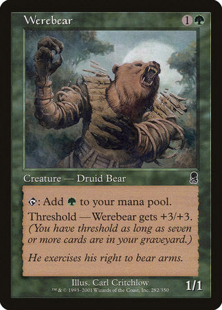 Werebear [Odyssey] | Arkham Games and Comics