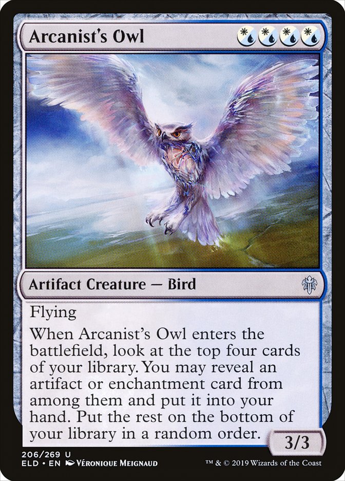 Arcanist's Owl [Throne of Eldraine] | Arkham Games and Comics