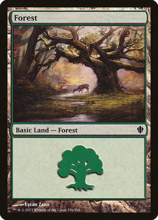 Forest (356) [Commander 2013] | Arkham Games and Comics