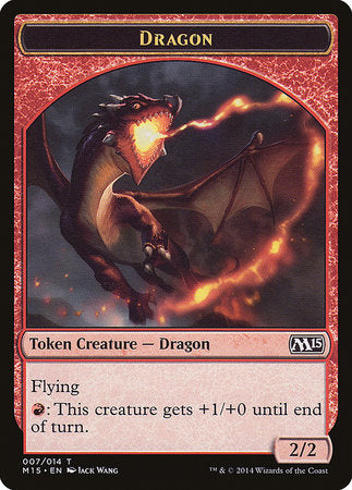 Dragon Token [Magic 2015 Tokens] | Arkham Games and Comics