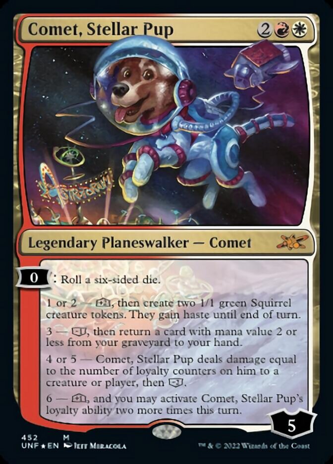 Comet, Stellar Pup (Galaxy Foil) [Unfinity] | Arkham Games and Comics